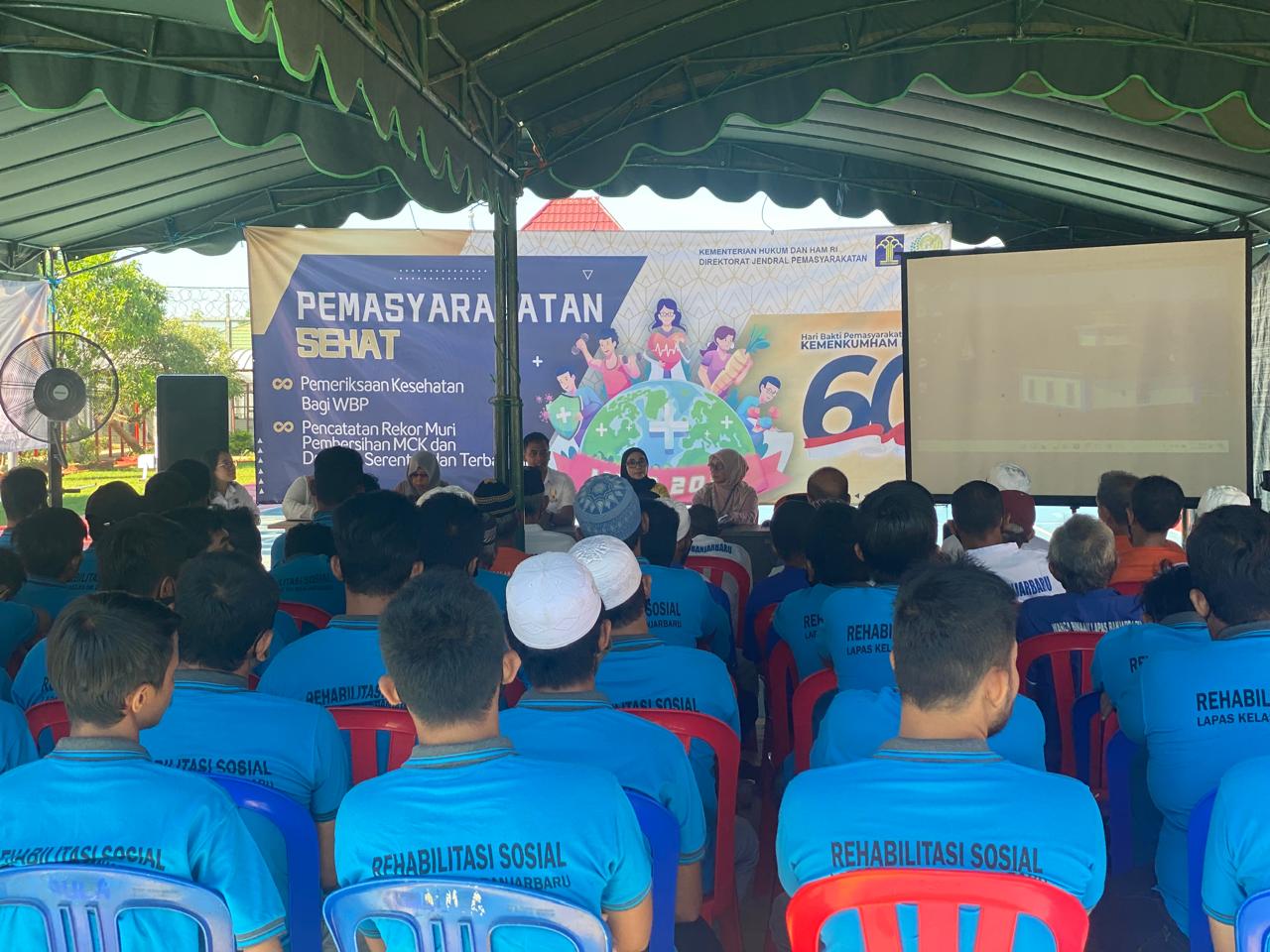 Wujudkan Pemasyarakatan Sehat, Lapas Banjarbaru dan Dinkes Banjarbaru Bekali Warga Binaan dengan Penyuluhan PHBS
